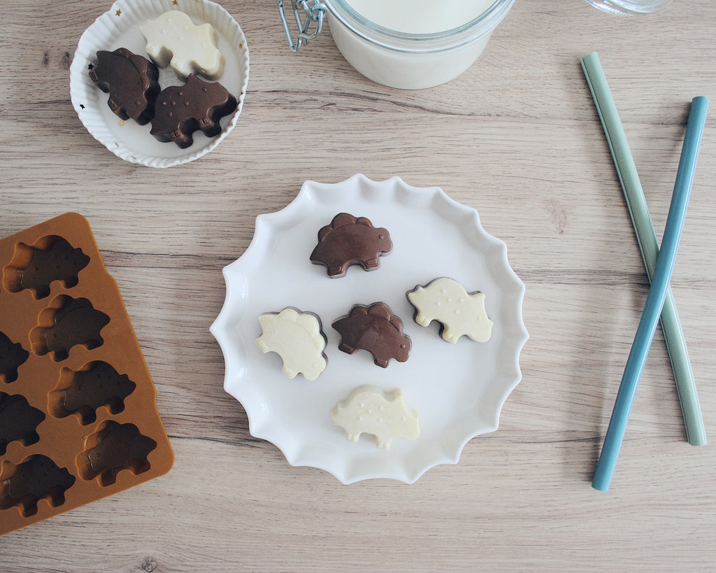 Petits Dinos en chocolat