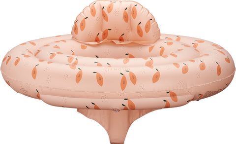 LIEWOOD - Dawn la Bouée gonflable avec siège bébé rose Papaya pale tuscany