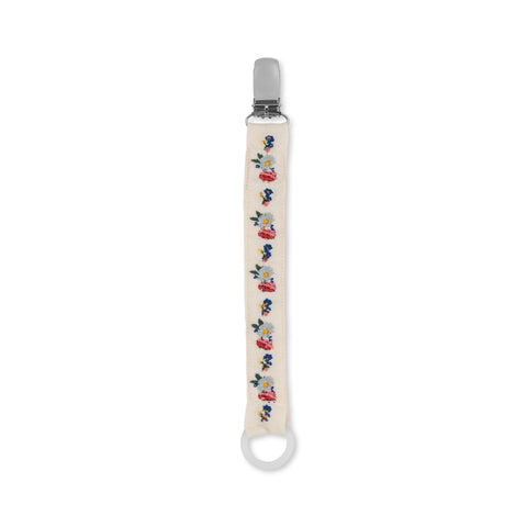 KONGES SLOJD - Attache-tétine vintage Blossom Blue