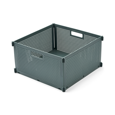 LIEWOOD - Dirch la boîte de rangement pliable medium Whale Blue