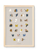 LIEWOOD - Beverly le Poster Alphabet sandy