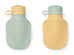 LIEWOOD - Silvia le pack de 2 gourdes à compotes Dusty Mint & Jojoba