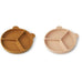 LIEWOOD - Stacy le pack de 2 Assiettes à compartiments Mustard & Tuscany Rose