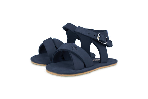 Souliers en cuir GIGGLES Bleu Marine