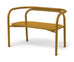LIEWOOD - Axel le Banc en acier et bois Golden Caramel