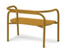 LIEWOOD - Axel le Banc en acier et bois Golden Caramel