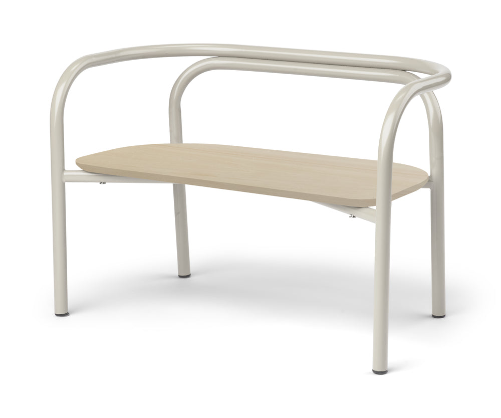 LIEWOOD - Axel le Banc en acier et bois Natural Sandy mix
