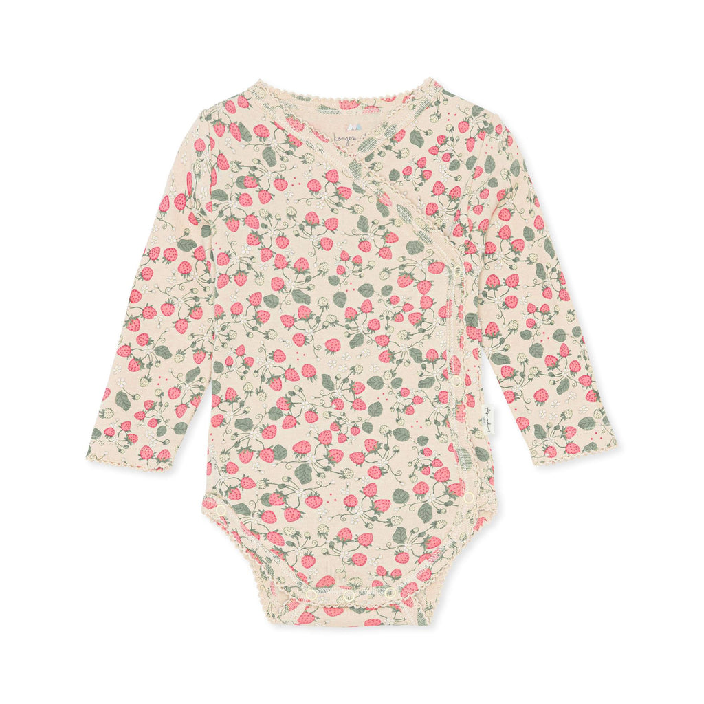 KONGES SLOJD - Body de naissance Strawberry Fields