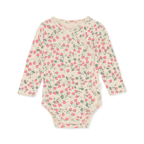 KONGES SLOJD - Body de naissance Strawberry Fields