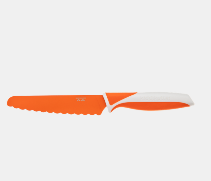 KiddiKutter - * Nouveau Design * Couteau pour enfant en acier inoxydable Orange