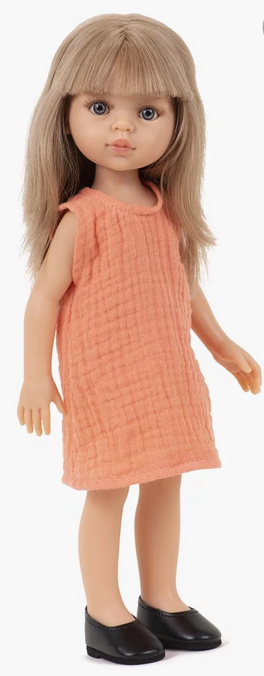 PAOLA REINA - Carla la poupée Amigas et sa robe corail