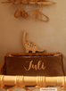 LITTLE LIGHTS - Lampe en bois naturel Mini Diplodocus