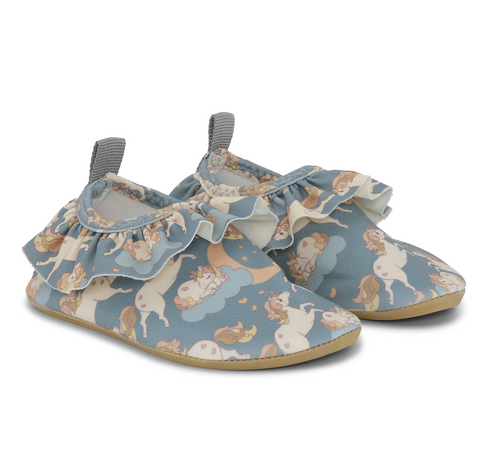 KONGES SLOJD - Manuca les Chaussures de Bain licorne Unicorn Blue