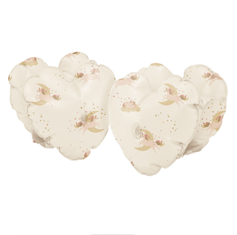 KONGES SLOJD - Brassards gonflables en coeur licorne Unicorn