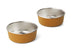 LIEWOOD - Edgar les 2 bols en acier Golden Caramel