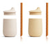 LIEWOOD - Ellis le pack de 2 gobelets d'apprentissage Sandy & Jaune Clair