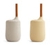 LIEWOOD - Ellis le pack de 2 gobelets d'apprentissage Sandy & Jaune Clair