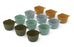 LIEWOOD - Jerry les moules à muffins en silicone Vert multi mix
