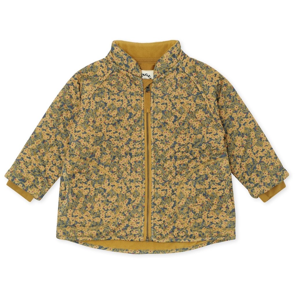 KONGES SLOJD - Veste thermique Winter Leaves Mustard