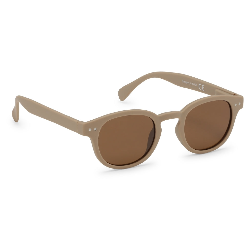 KONGES SLOJD - Lunettes de soleil junior taupe Tigers Eye