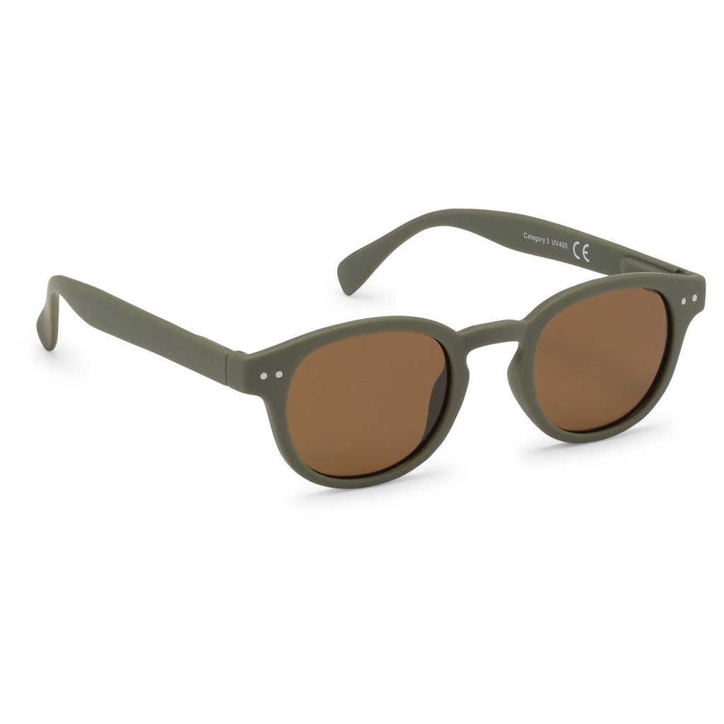 KONGES SLOJD - Lunettes de soleil junior vert olive Kalamata