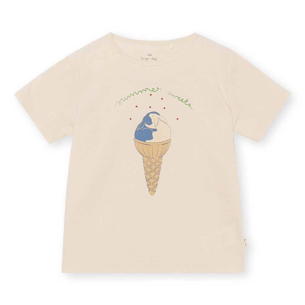 KONGES SLOJD - Famo le T-shirt Novelle Peach Icecream