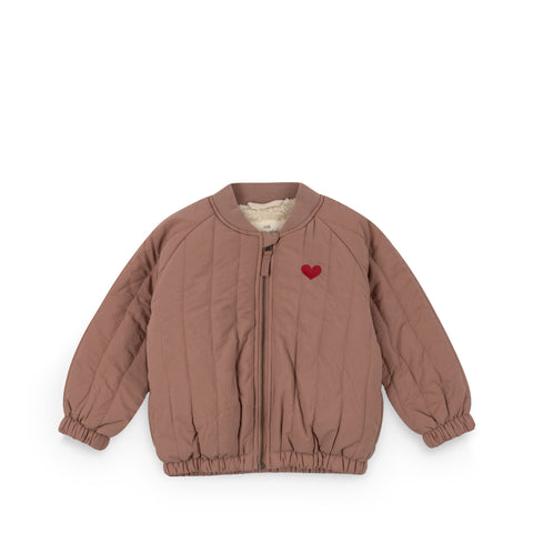 KONGES SLOJD - Juno la Veste Bombardier bois de rose Burlwood