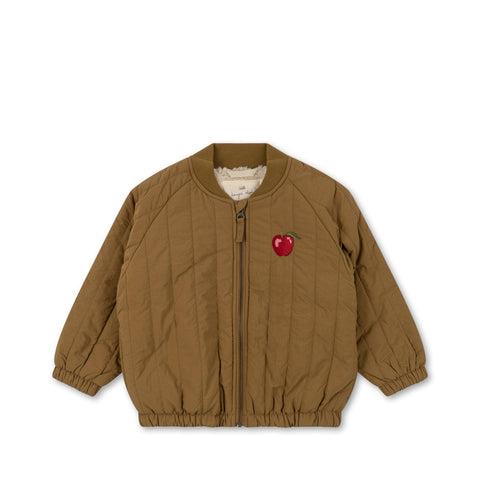 KONGES SLOJD - Juno la Veste Bombardier marron doré Dull Gold