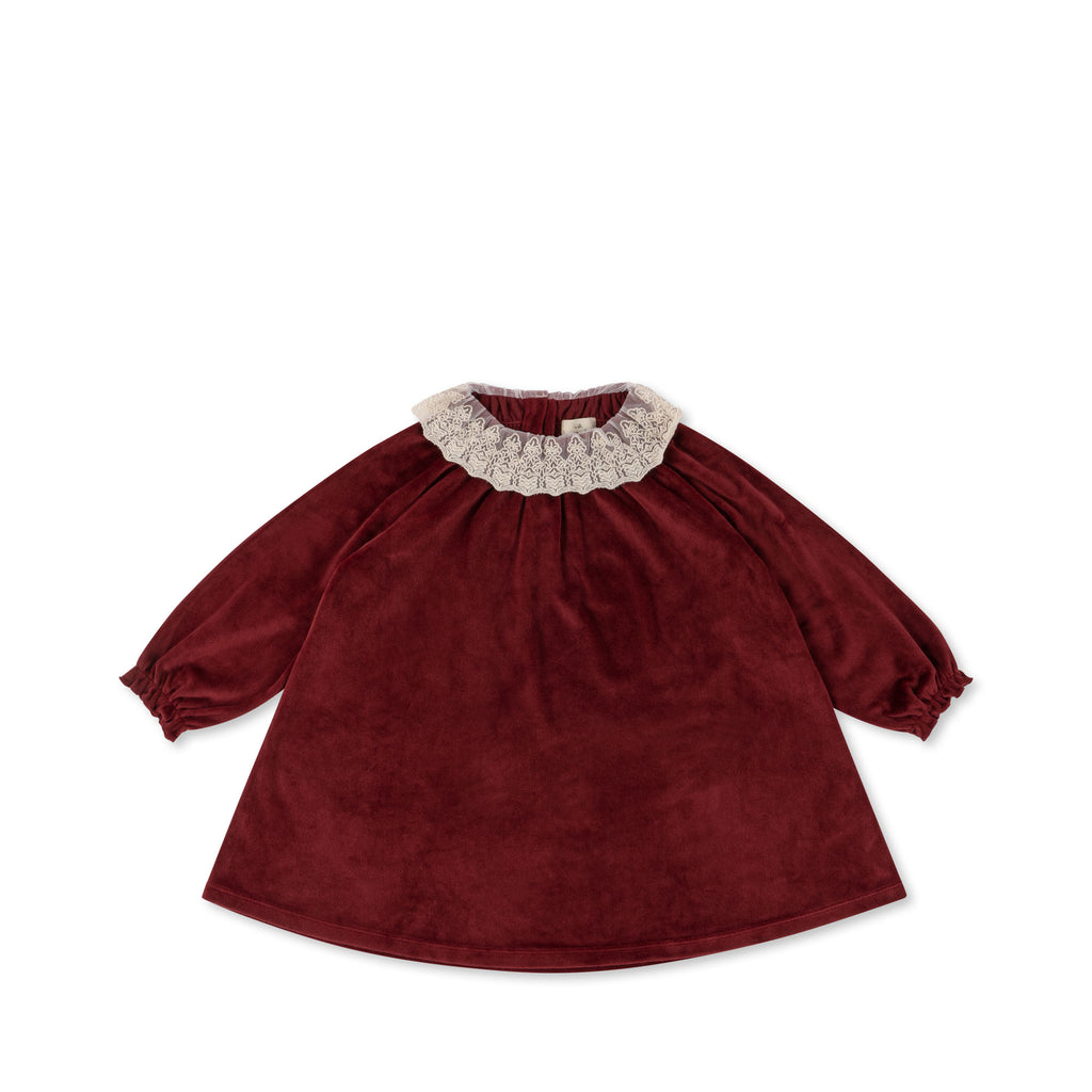 KONGES SLOJD - Venola la Robe rouge en Velours