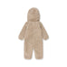 KONGES SLOJD - Combinaison bébé Grizz en peluche Teddy Cream Off White