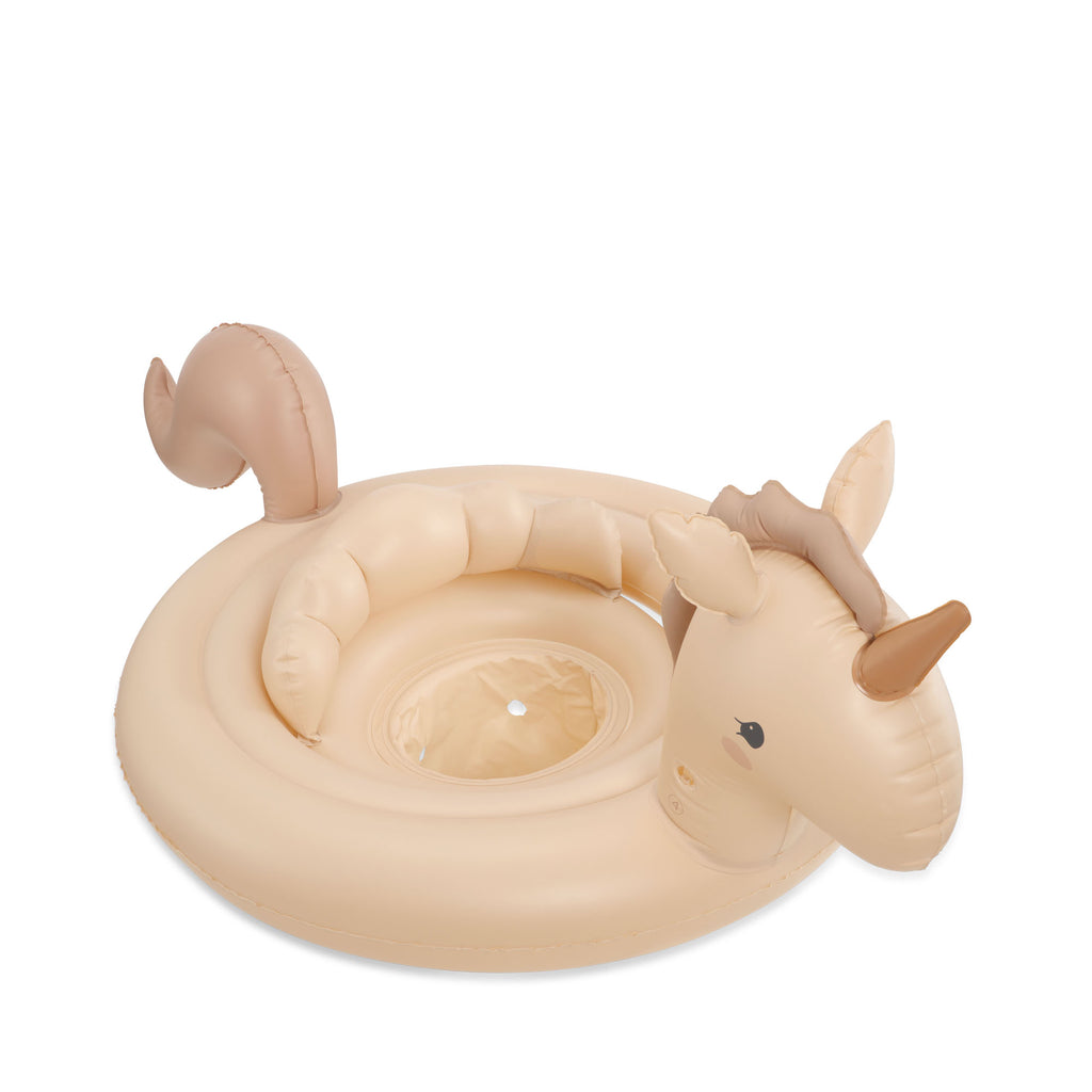 KONGES SLOJD - Bouée gonflable avec siège bébé licorne Unicorn rose