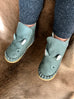 bottines fourrées en cuir pour bébé