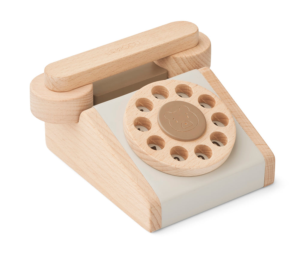 LIEWOOD - Selma le téléphone en bois Sandy