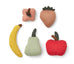 LIEWOOD - Lisa le pack de 5 jouets tricotés Fruits