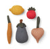 LIEWOOD - Lisa le pack de 5 jouets tricotés Légumes