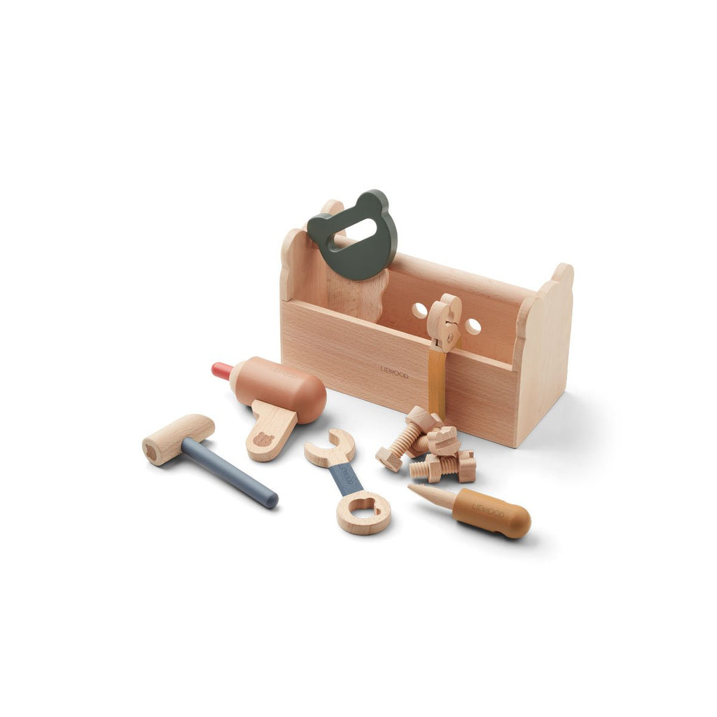 LIEWOOD - Luigi la caisse à outils en bois multi mix