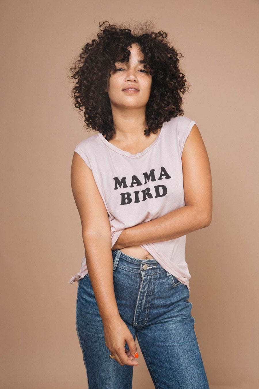 the Bee the Fox D bardeur femme MAMA BIRD rose poudr Cool