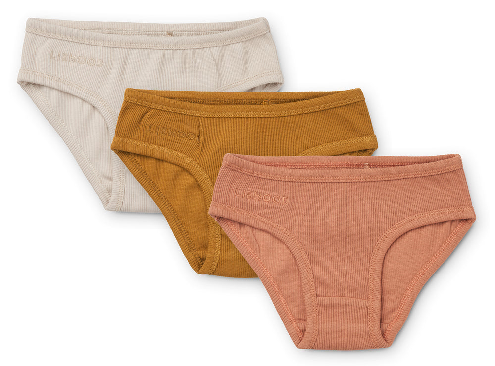 LIEWOOD - Nanette le lot de 3 culottes Tuscany Rose mix