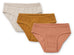 LIEWOOD - Nanette le lot de 3 culottes Tuscany Rose mix
