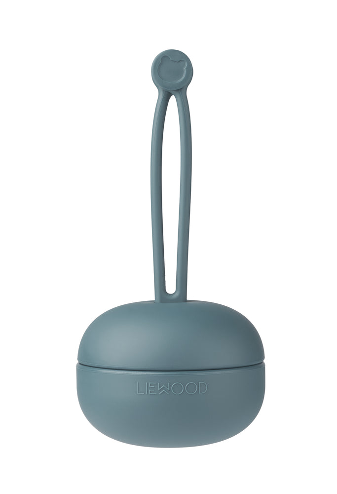 LIEWOOD - Phillip la Boîte de rangement pour tétines Whale Blue