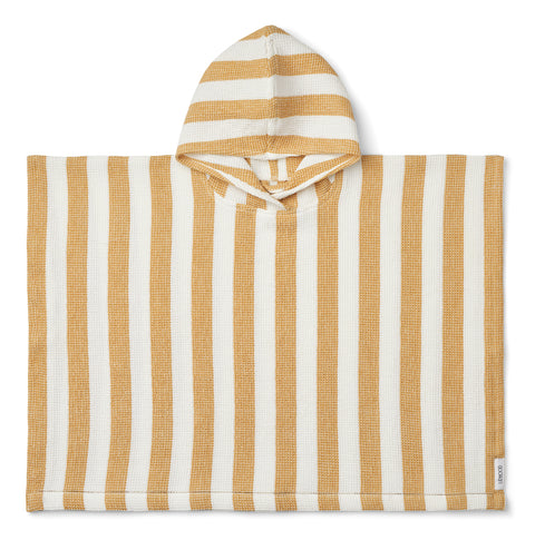 LIEWOOD - Paco le Poncho jaune Yellow Mellow & Blanc