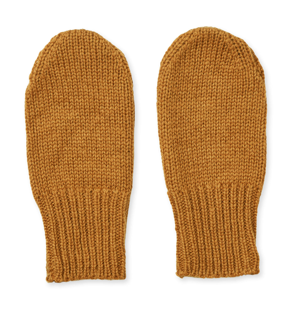 LIEWOOD - Moufles bébé en laine mérinos Golden Caramel