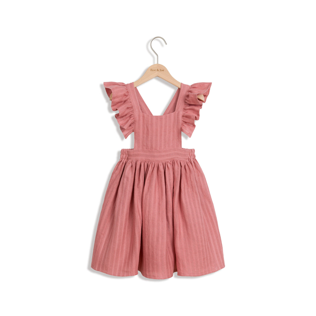 ROE & JOE - Robe en lin corail Dusty Coral