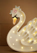 LITTLE LIGHTS - Lampe en bois massif Cygne