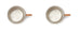 LIEWOOD - Tommy les 2 tasses en acier Tuscany Rose