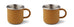 LIEWOOD - Tommy les 2 tasses en acier Golden Caramel
