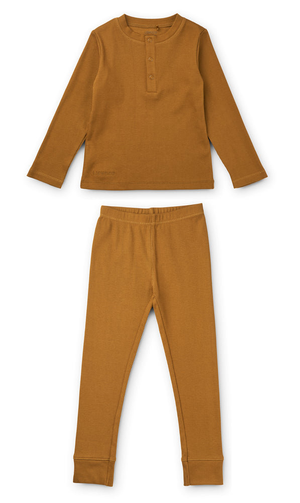 LIEWOOD - Wilhelm le pyjama 2 pièces Golden Caramel