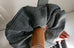 Norah's Shop - Chouchou en Tartan Ecossais noir & blanc