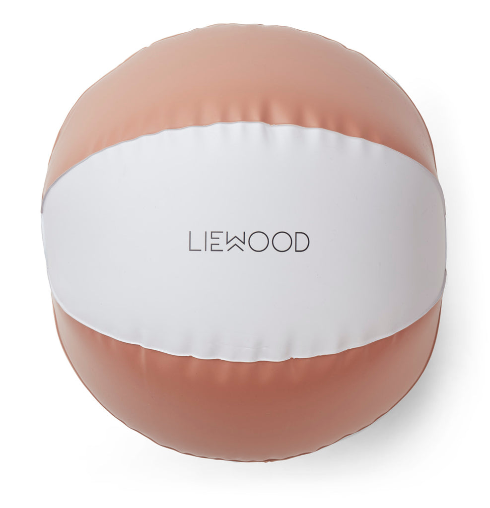 LIEWOOD - Mitch le Ballon de plage gonflable Creme & Tuscany Rose