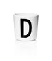 Design Letters - Tasse en mélamine Lettre A - Z